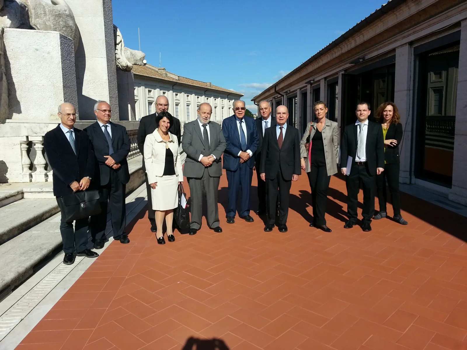 Con colleghi a Roma
